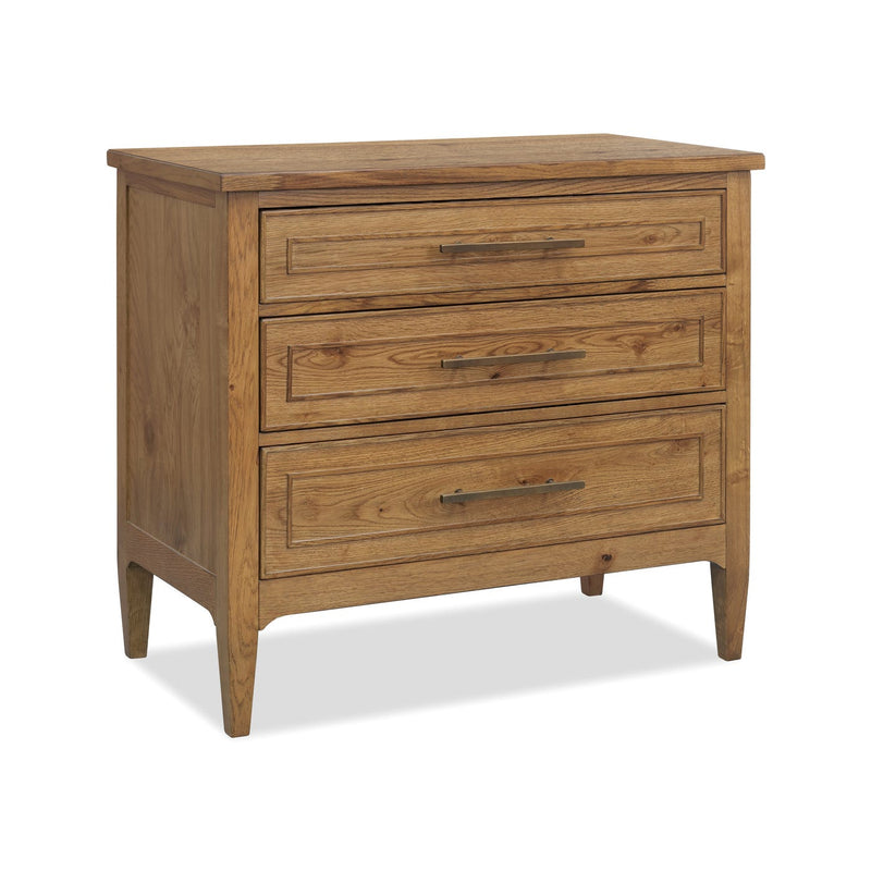 Cashiers Three Drawer Nightstand - Almond