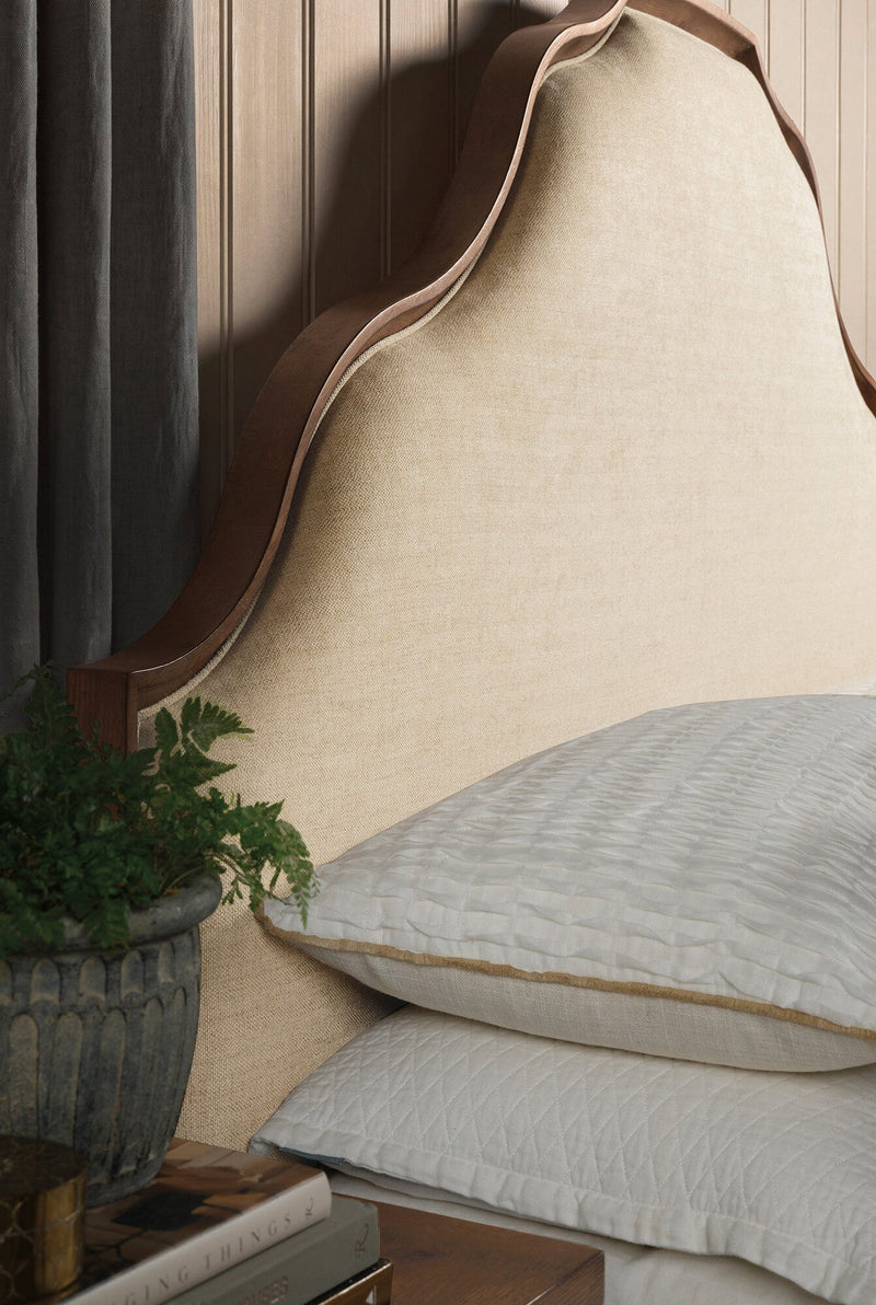 Cashiers Upholstered Panel Bed - Chestnut