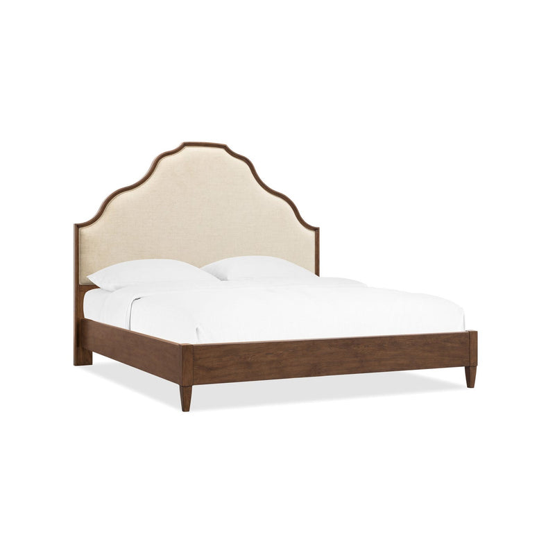 Cashiers Upholstered Panel Bed - Chestnut