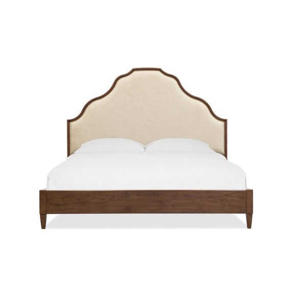 Cashiers Upholstered Panel Bed - Chestnut