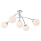 Redfield 5-Light Semi-Flush