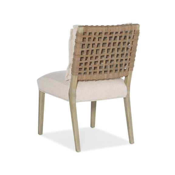 Surfrider Woven Back Side Chair