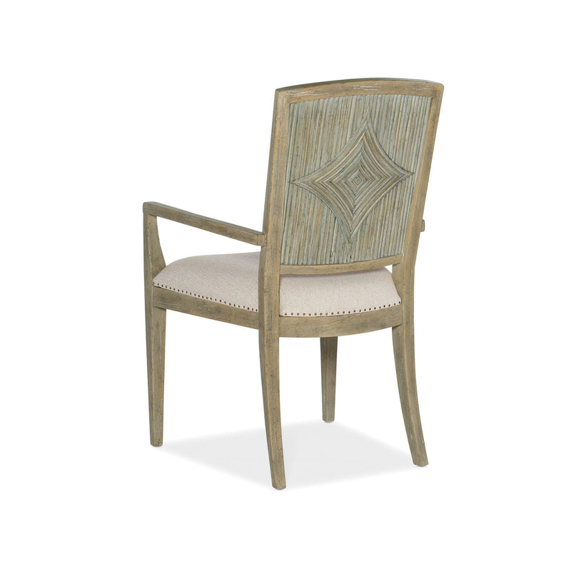 Surfrider Carved Back Arm Chair