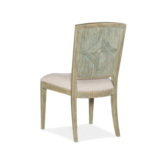 Surfrider Carved Back Side Chair