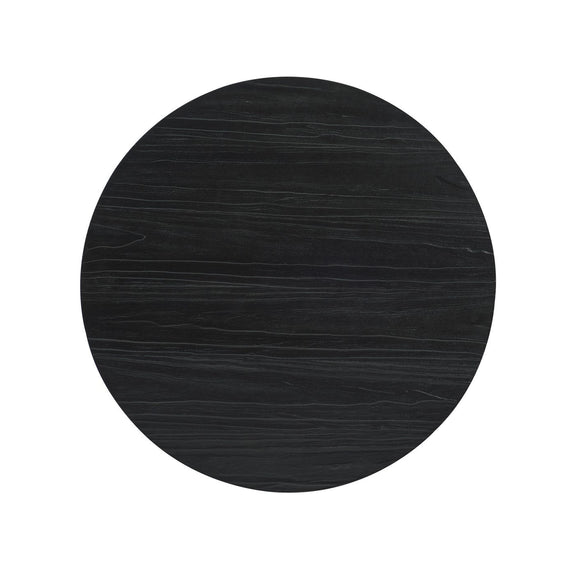 Chapman Shou Sugi Ban Petite Round Dining Table