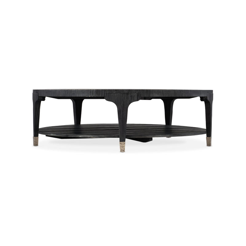 Chapman Shou Sugi Ban Round Cocktail Table