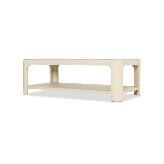 Archives Raffia Rectangle Cocktail Table