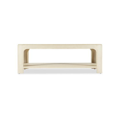 Archives Raffia Rectangle Cocktail Table