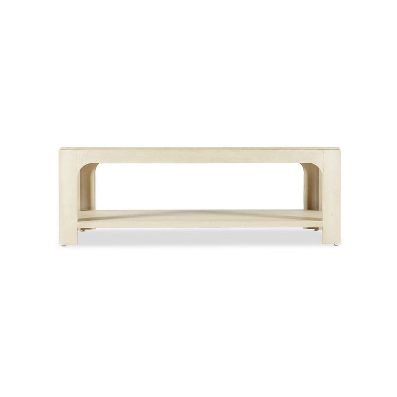 Archives Raffia Rectangle Cocktail Table