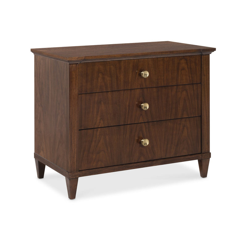 Archives Three-Drawer Nightstand