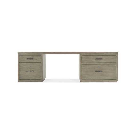Linville Falls 96" Desk with Small File and Lateral File