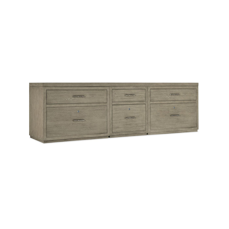 Linville Falls 96" Credenza with File and Two Lateral Files
