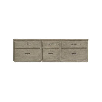 Linville Falls 96" Credenza with File and Two Lateral Files