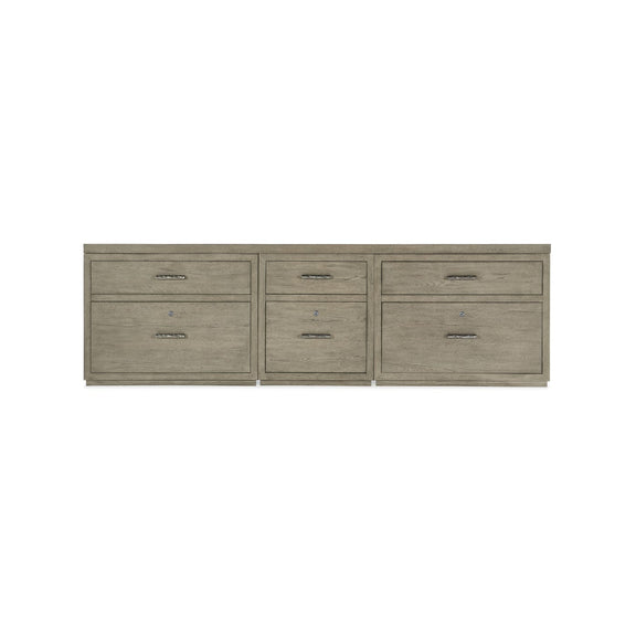 Linville Falls 96" Credenza with File and Two Lateral Files