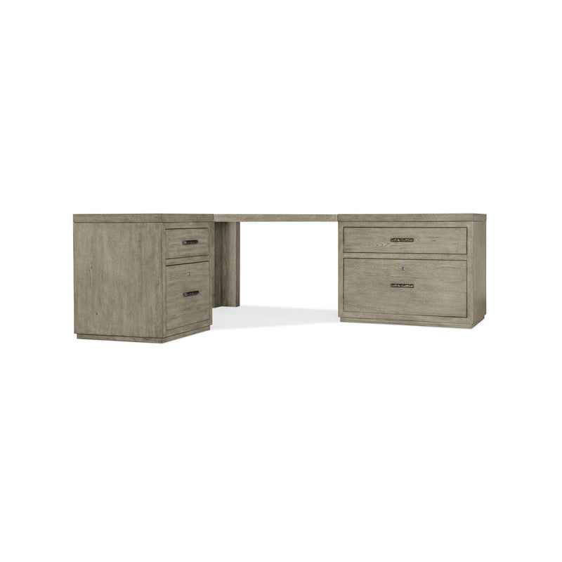 Linville Falls Corner Desk with File and Lateral File