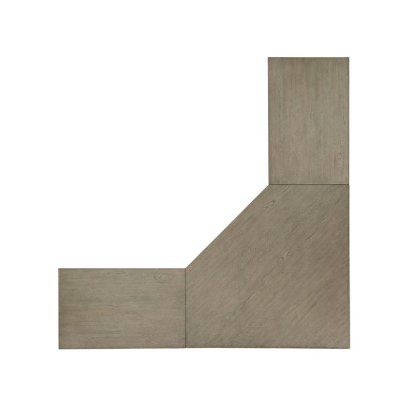 Linville Falls Corner Desk with Lateral File and Open Desk Cabinet