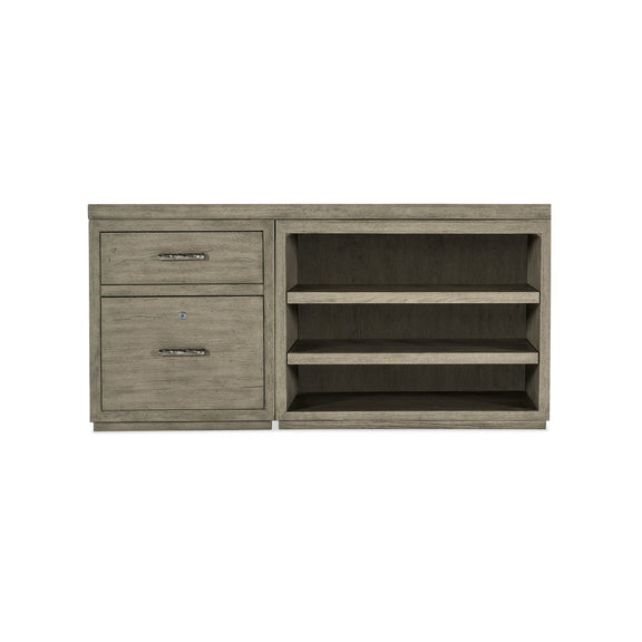 Linville Falls 60" Credenza with File and Open Desk Cabinet