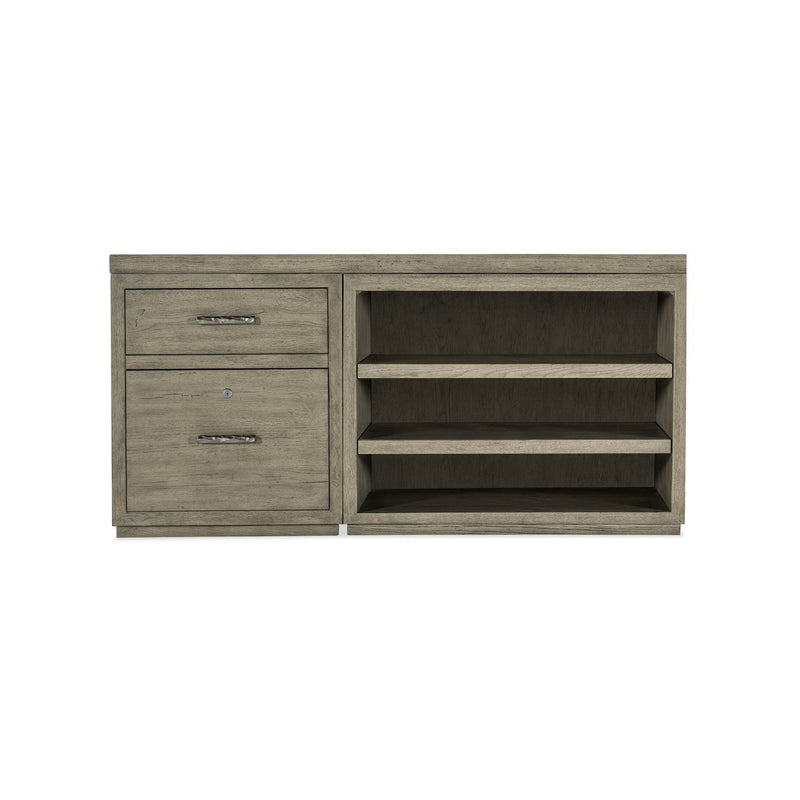 Linville Falls 60" Credenza with File and Open Desk Cabinet
