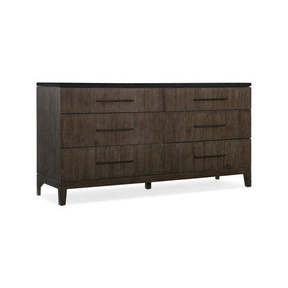 Miramar Aventura Raphael Six-Drawer Stone Top Dresser