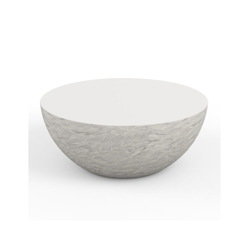 Antique Stone Bowl Coffee Table