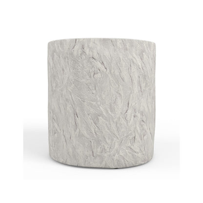 Antique Stone Round End Table