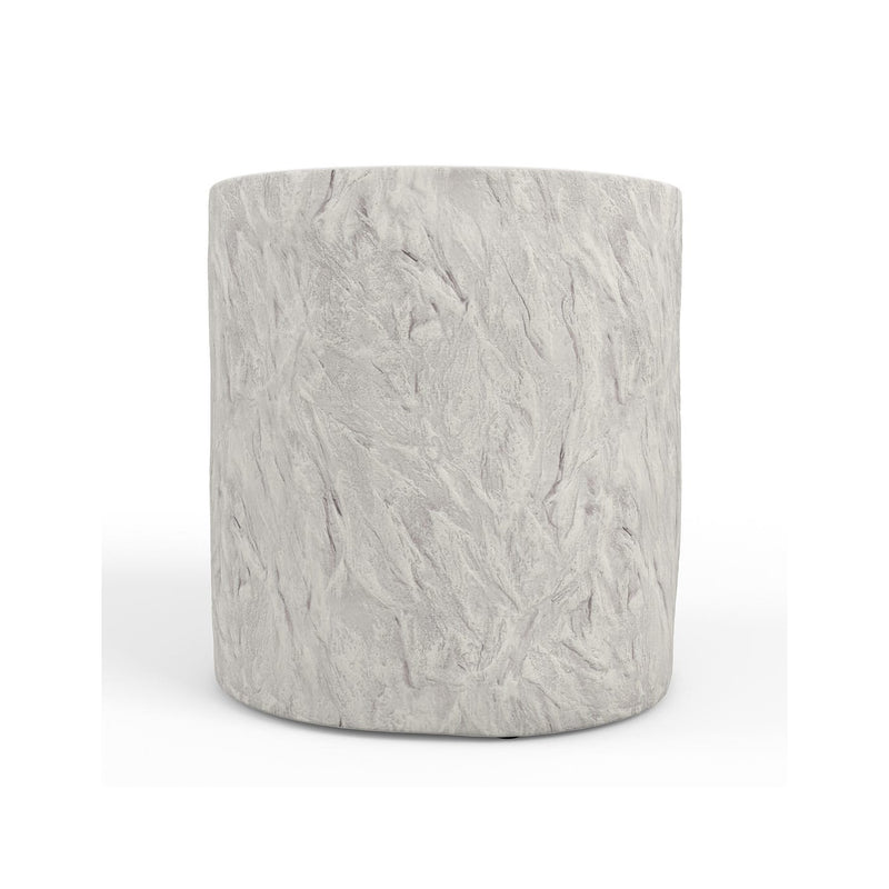 Antique Stone Round End Table