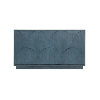 Melange Round Valley Three Door Entertainment Credenza