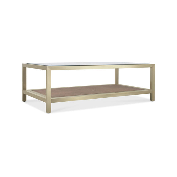Melange Raising Cane Cocktail Table