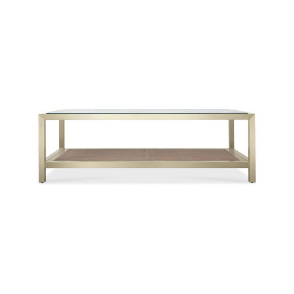Melange Raising Cane Cocktail Table