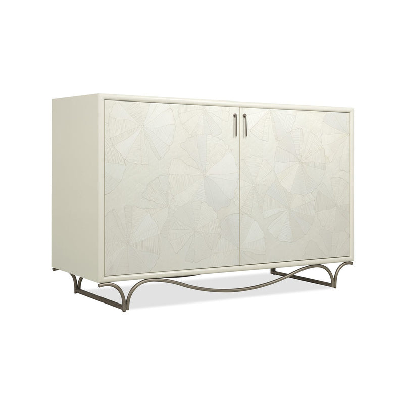 Melange White Lotus Hall Chest