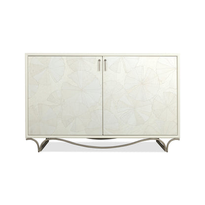 Melange White Lotus Hall Chest