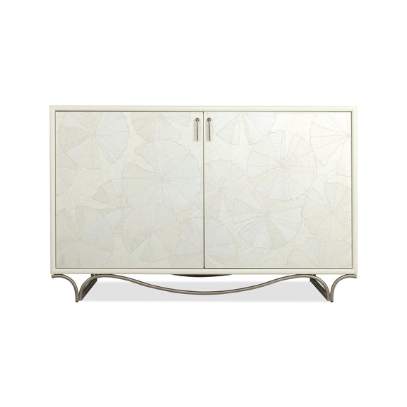 Melange White Lotus Hall Chest
