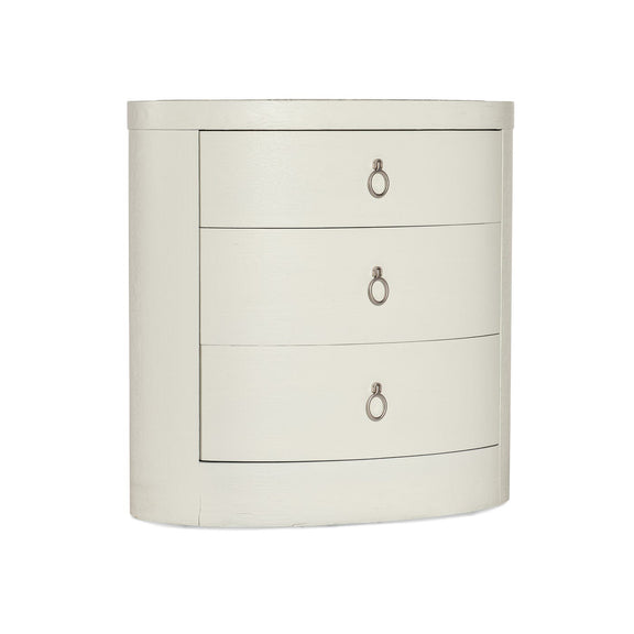 Serenity Wavecrest Oval Nightstand