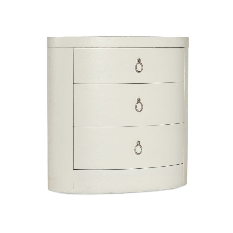 Serenity Wavecrest Oval Nightstand