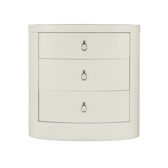 Serenity Wavecrest Oval Nightstand