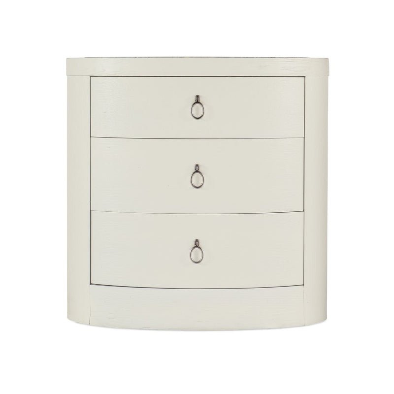 Serenity Wavecrest Oval Nightstand