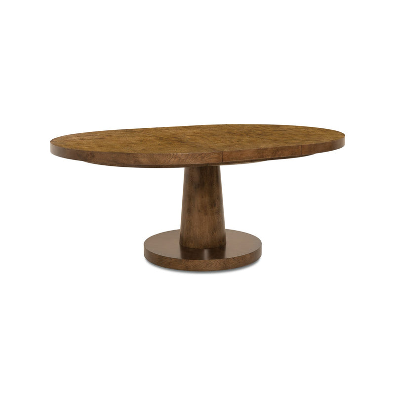 Barton Springs Round Dining Table with One 20-inch Leaf