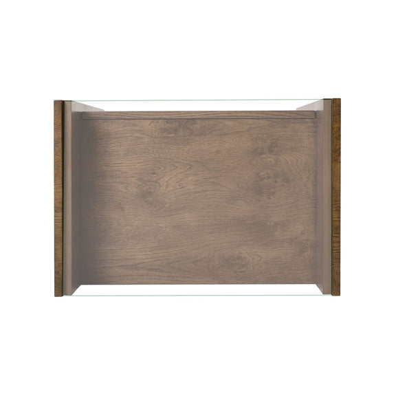 Barton Springs Two Drawer Open Nightstand