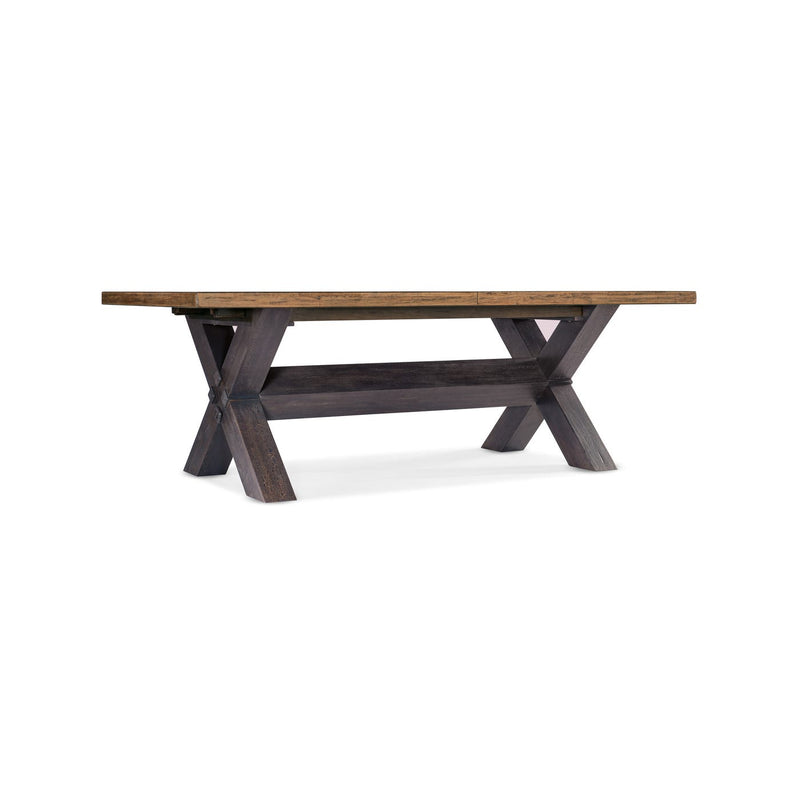 Big Sky Trestle Dining Table with 2-20in Leaves