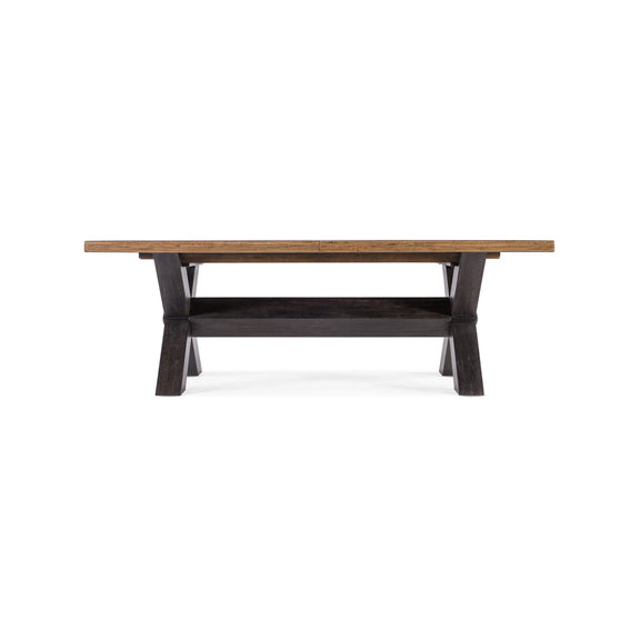 Big Sky Trestle Dining Table with 2-20in Leaves