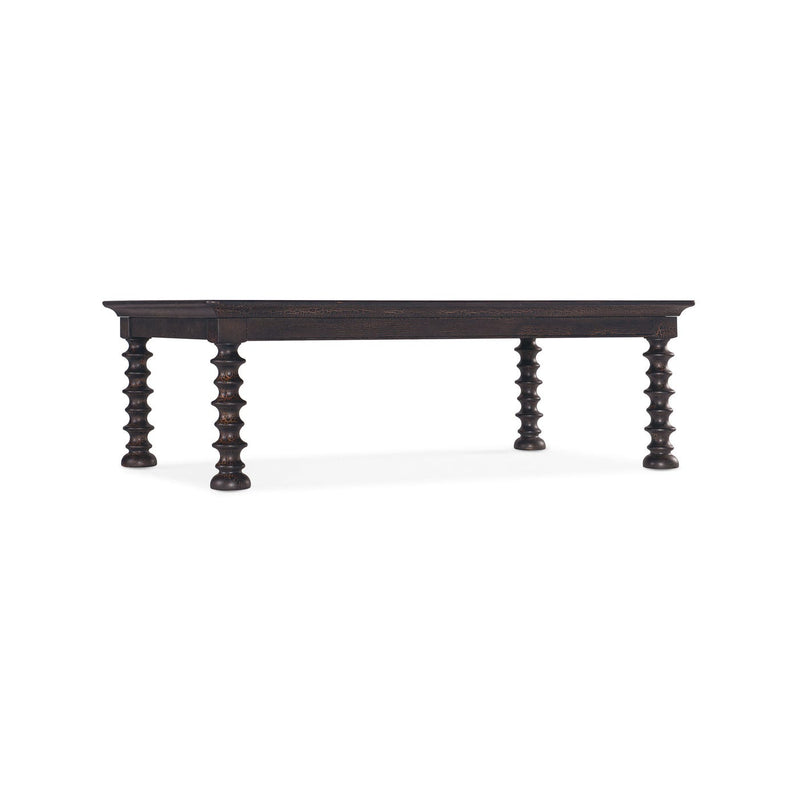 Big Sky Turned Leg Cocktail Table