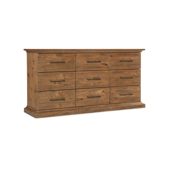 Big Sky Nine Drawer Dresser