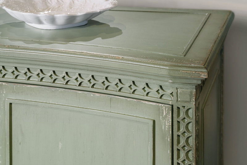 Charleston Two-Door Accent Chest - Verdigris Green