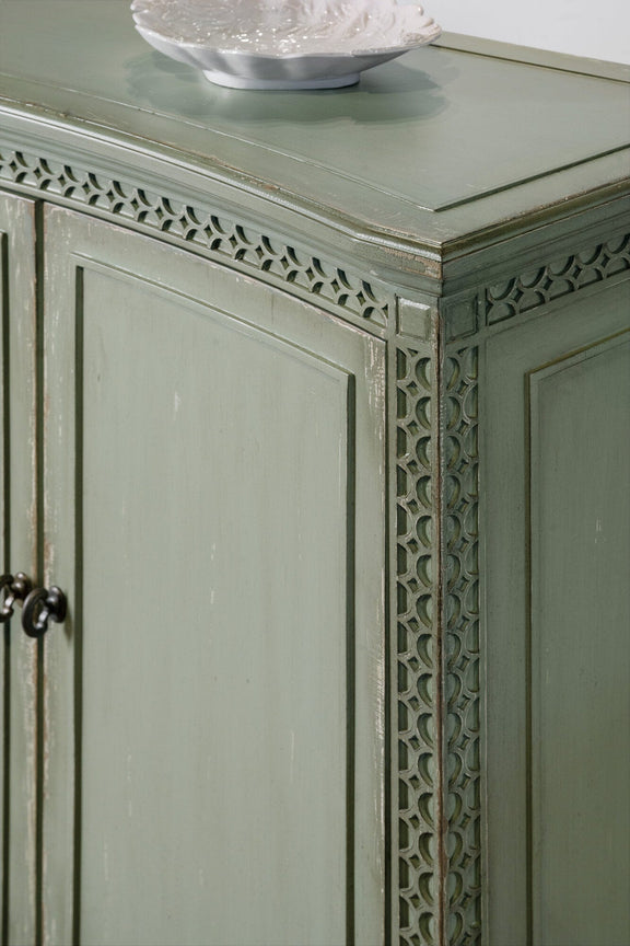 Charleston Two-Door Accent Chest - Verdigris Green