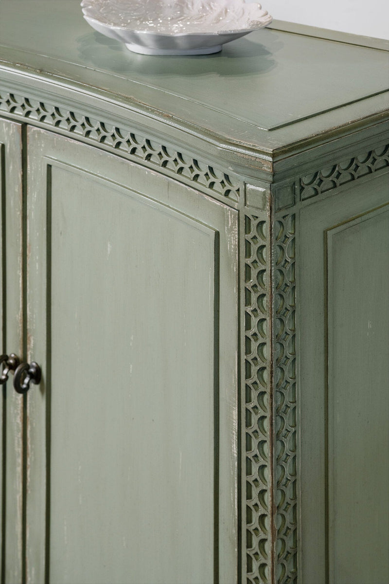 Charleston Two-Door Accent Chest - Verdigris Green