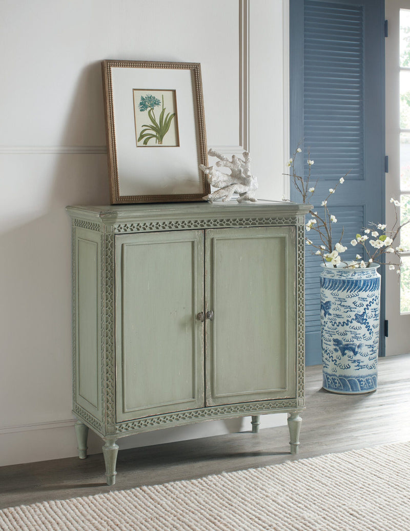 Charleston Two-Door Accent Chest - Verdigris Green