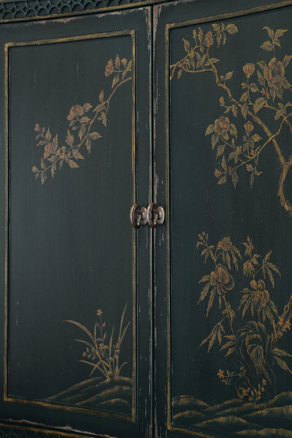 Charleston Two-Door Accent Chest - Charleston Green