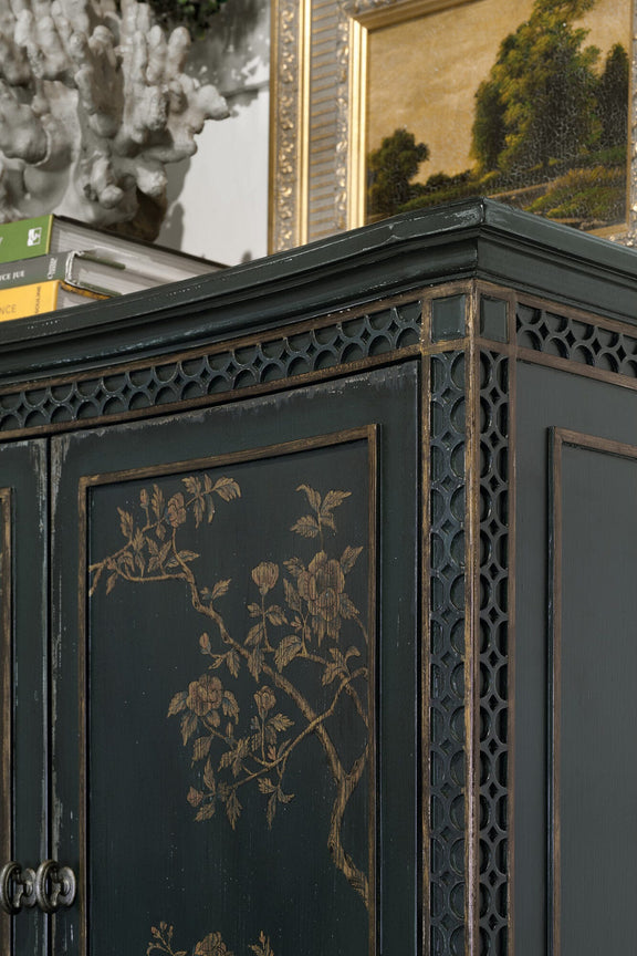 Charleston Two-Door Accent Chest - Charleston Green