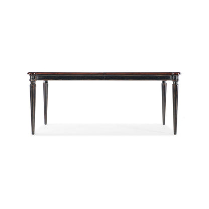Charleston Rectangle Leg Dining Table w-2-22in Leaves