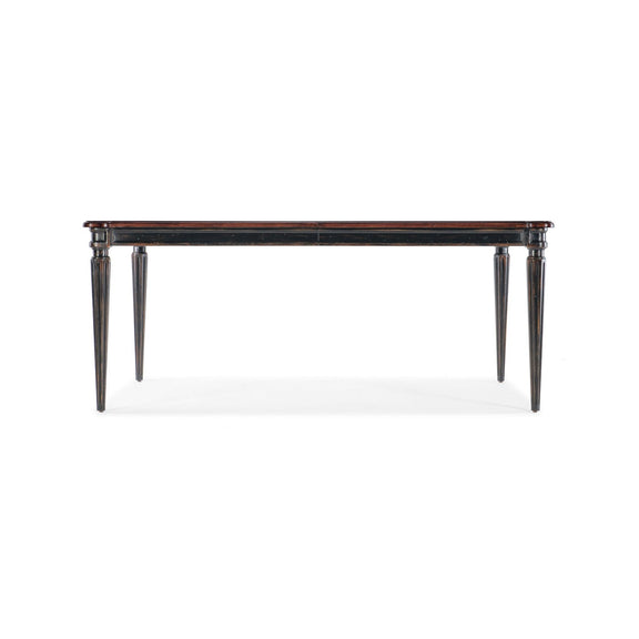 Charleston Rectangle Leg Dining Table w-2-22in Leaves